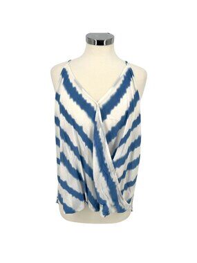 Market & Spruce Tie-Dye Sleeveless Wrap Top Size XXL NWT